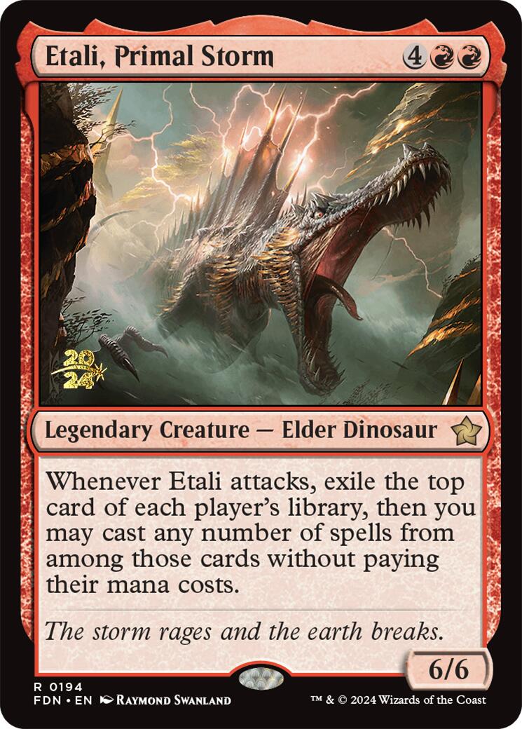 Etali, Primal Storm [Foundations Prerelease Promos] | Local Legends