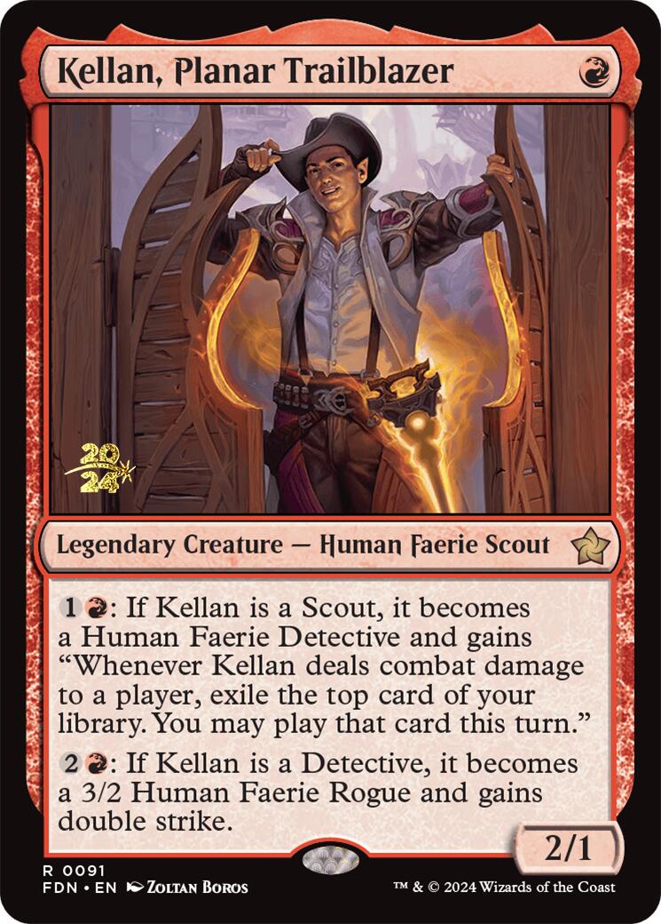 Kellan, Planar Trailblazer [Foundations Prerelease Promos] | Local Legends