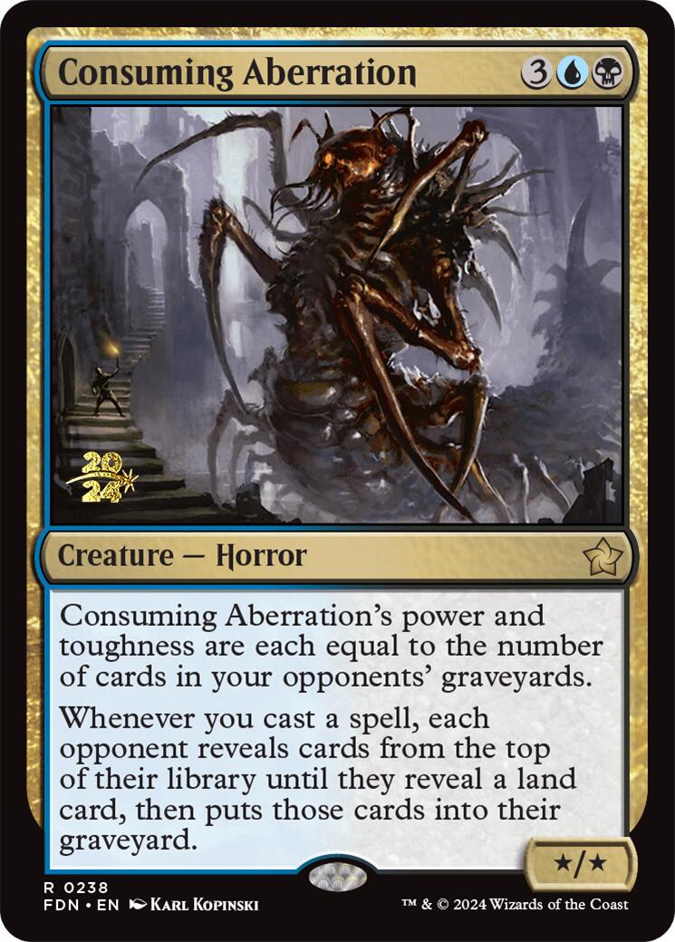 Consuming Aberration [Foundations Prerelease Promos] | Local Legends