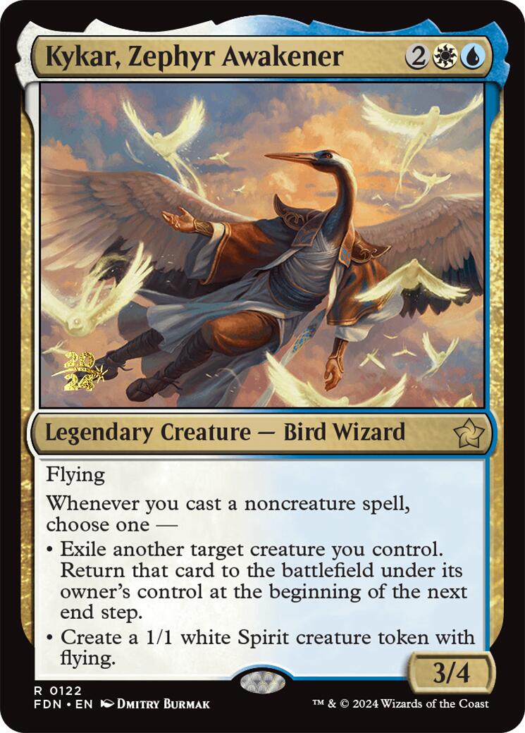 Kykar, Zephyr Awakener [Foundations Prerelease Promos] | Local Legends