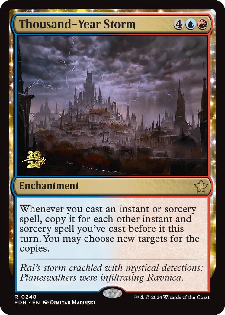 Thousand-Year Storm [Foundations Prerelease Promos] | Local Legends