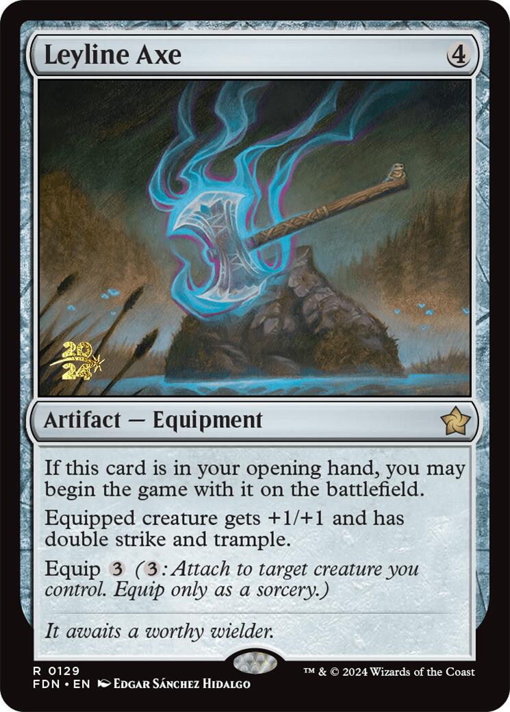 Leyline Axe [Foundations Prerelease Promos] | Local Legends