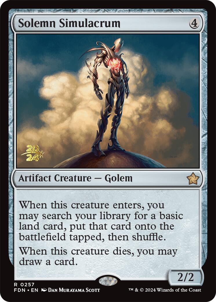 Solemn Simulacrum [Foundations Prerelease Promos] | Local Legends
