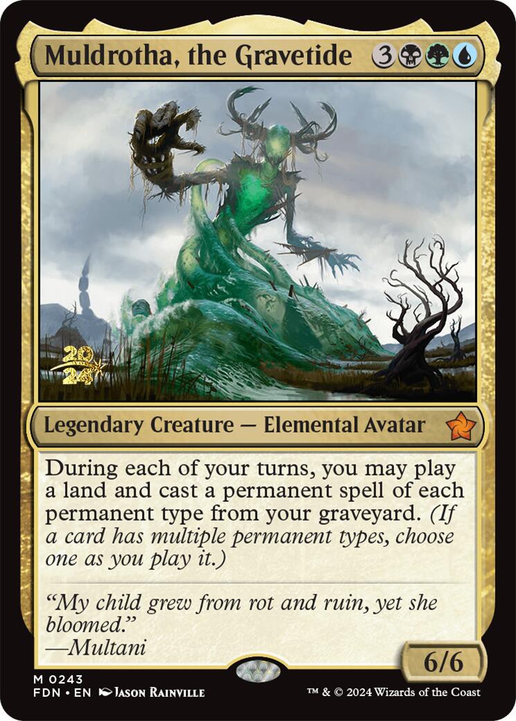 Muldrotha, the Gravetide [Foundations Prerelease Promos] | Local Legends