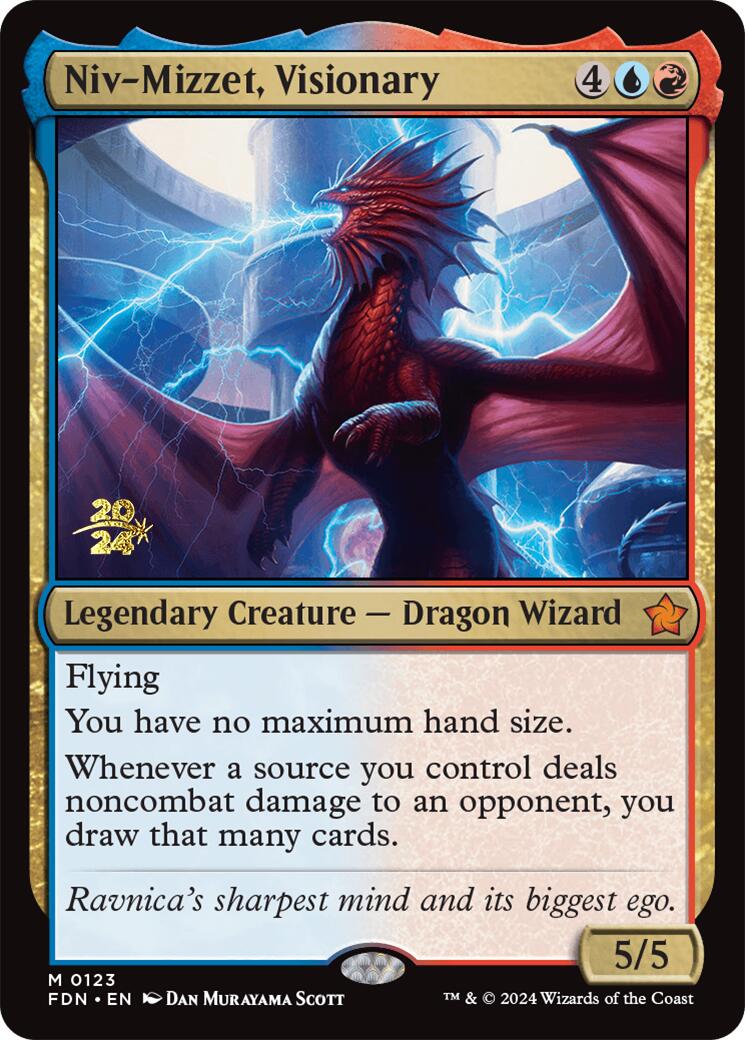 Niv-Mizzet, Visionary [Foundations Prerelease Promos] | Local Legends