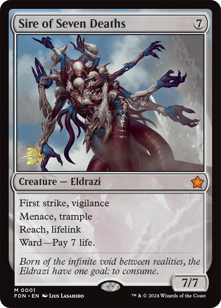 Sire of Seven Deaths [Foundations Prerelease Promos] | Local Legends