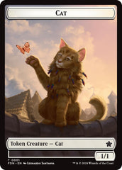 Spirit // Cat (0001) Doubled-Sided Token [Foundations Tokens] | Local Legends