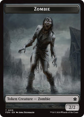 Goblin // Zombie Doubled-Sided Token [Foundations Tokens] | Local Legends