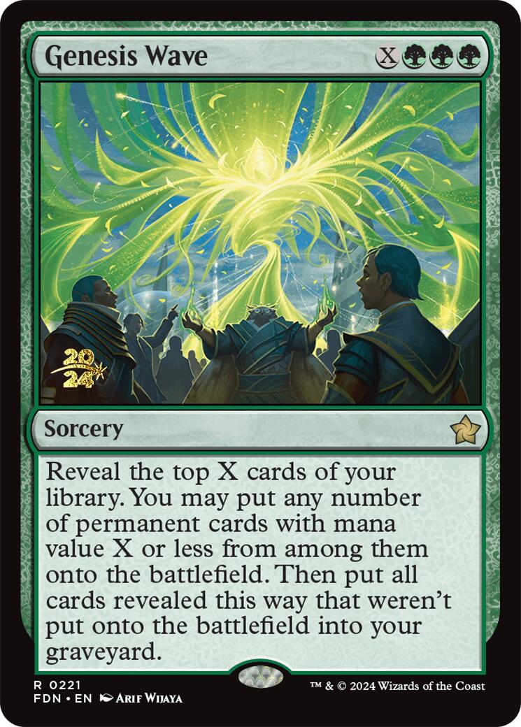 Genesis Wave [Foundations Prerelease Promos] | Local Legends