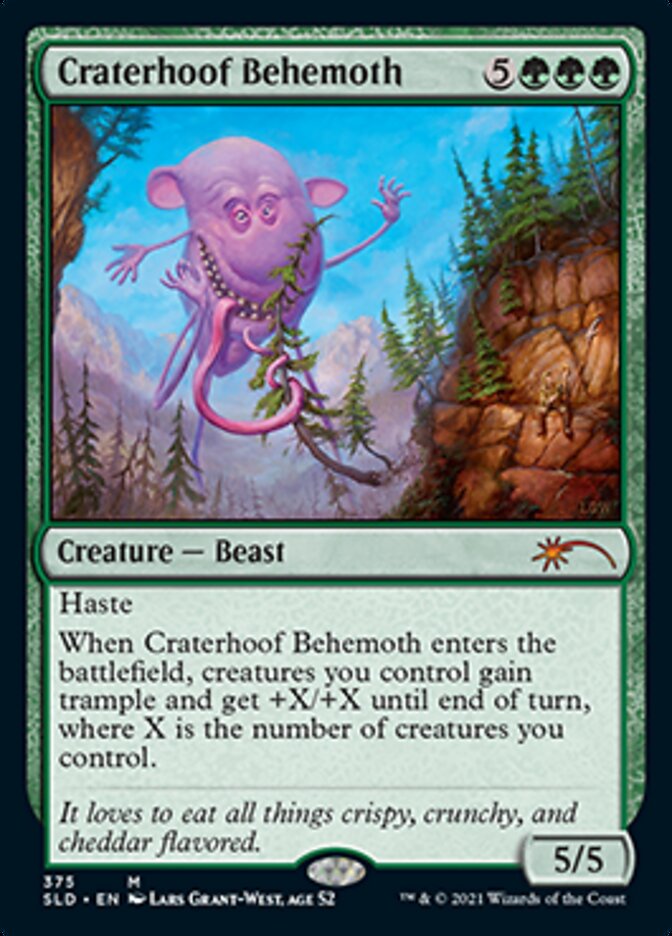 Craterhoof Behemoth (375) [Secret Lair Drop Series] | Local Legends