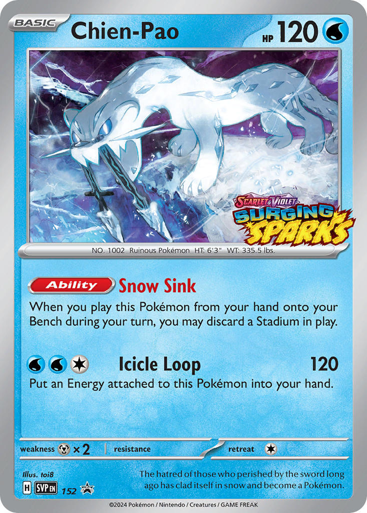 Chien-Pao (152) [Scarlet & Violet: Black Star Promos] | Local Legends