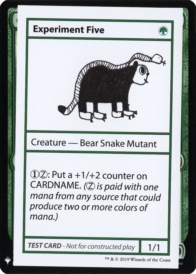 Experiment Five [Mystery Booster Playtest Cards] | Local Legends