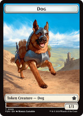 Dog // Beast (0033) Double-Sided Token [Foundations Tokens] | Local Legends