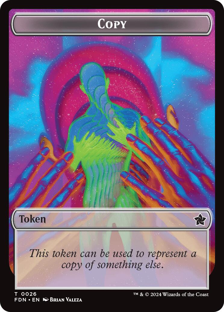 Copy // Human Double-Sided Token [Foundations Tokens] | Local Legends