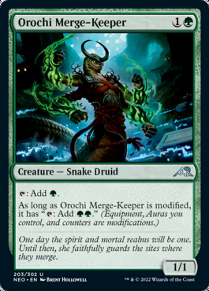 Orochi Merge-Keeper [Kamigawa: Neon Dynasty] | Golgari Games