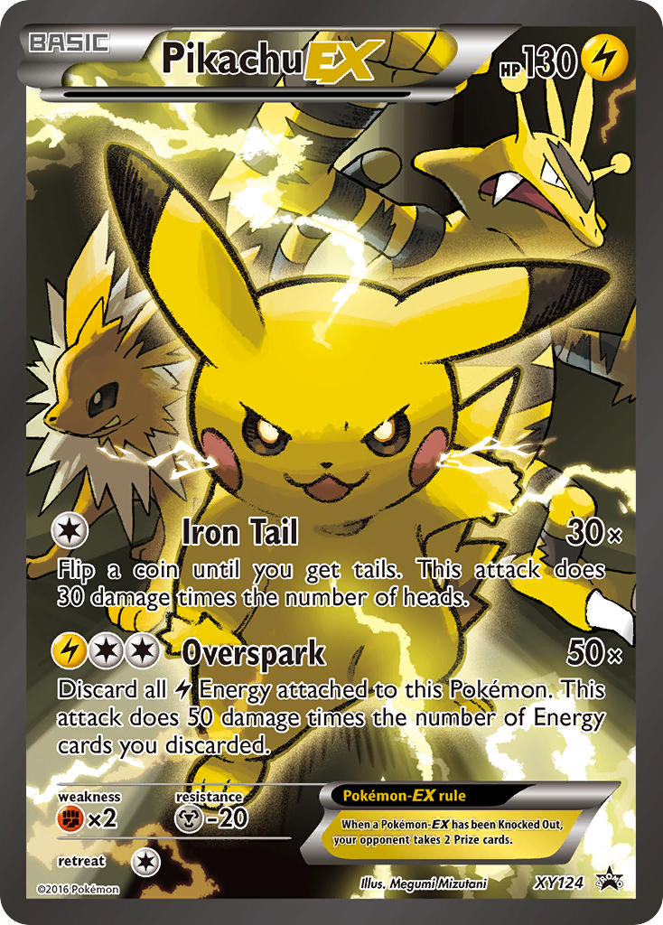 Pikachu EX (XY124) [XY: Black Star Promos] | Golgari Games