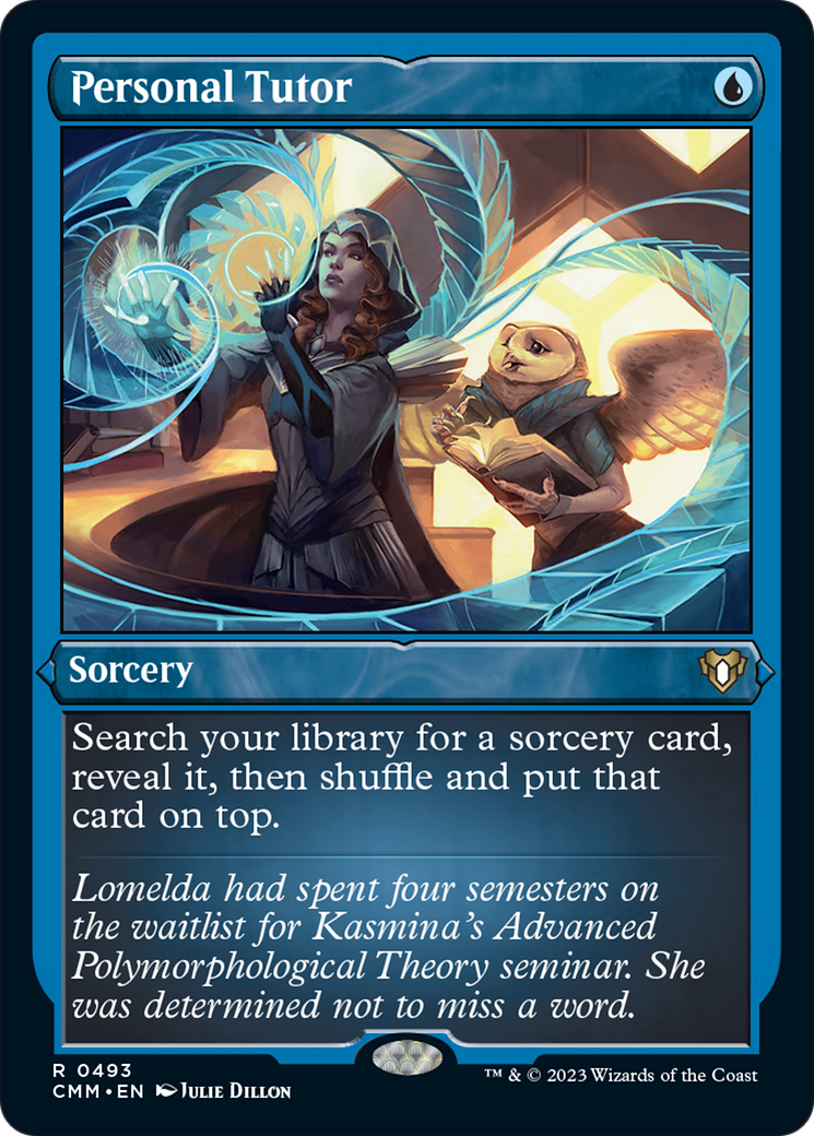 Personal Tutor (Foil Etched) [Commander Masters] | Local Legends