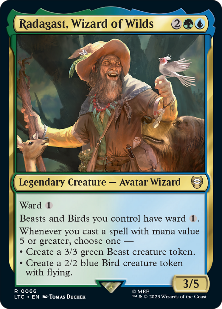 Radagast, Wizard of Wilds [The Lord of the Rings: Tales of Middle-Earth Commander] | Local Legends