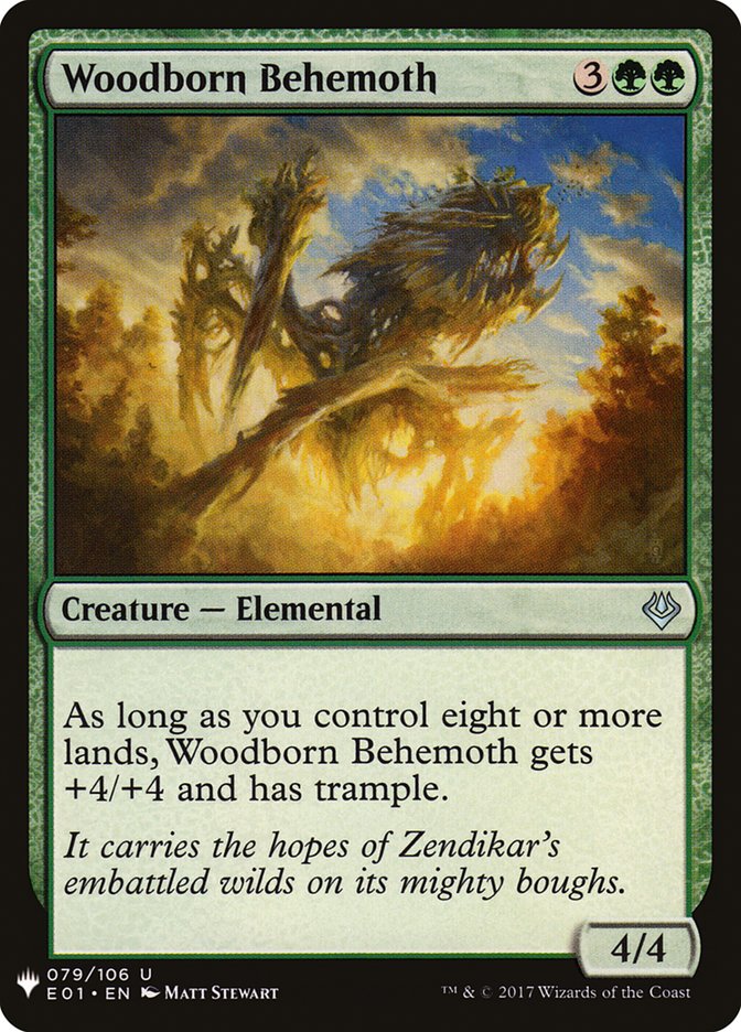 Woodborn Behemoth [Mystery Booster] | Local Legends