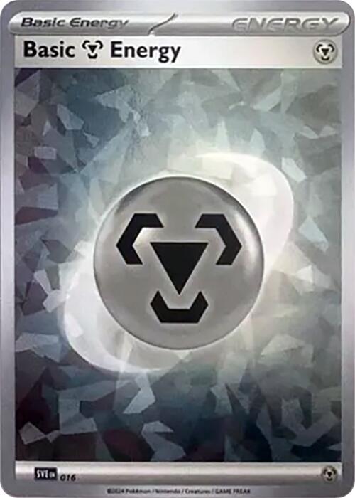 Basic Metal Energy (016) (Cracked Ice Holo) [Scarlet & Violet: Stellar Crown] | Local Legends
