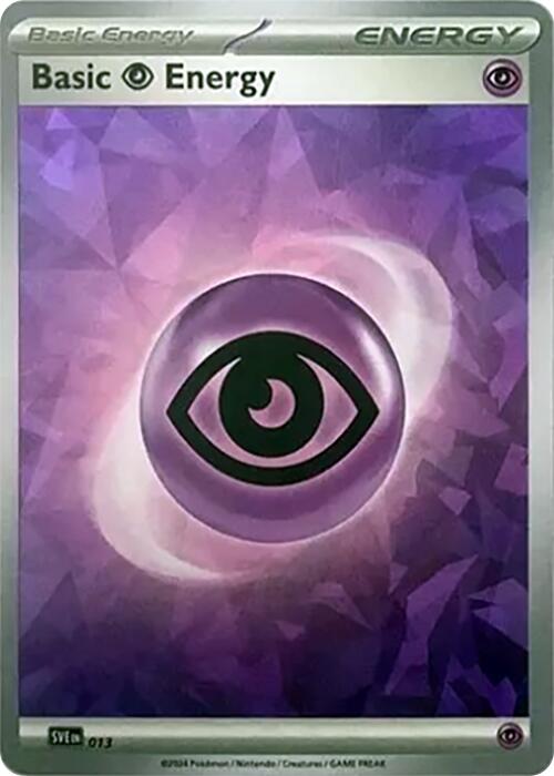 Basic Psychic Energy (013) (Cracked Ice Holo) [Scarlet & Violet: Stellar Crown] | Local Legends