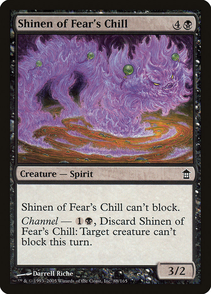 Shinen of Fear's Chill [Saviors of Kamigawa] | Golgari Games