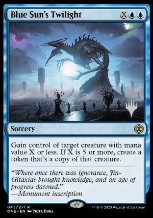 Blue Sun's Twilight (Promo Pack) [Phyrexia: All Will Be One Promos] | Local Legends