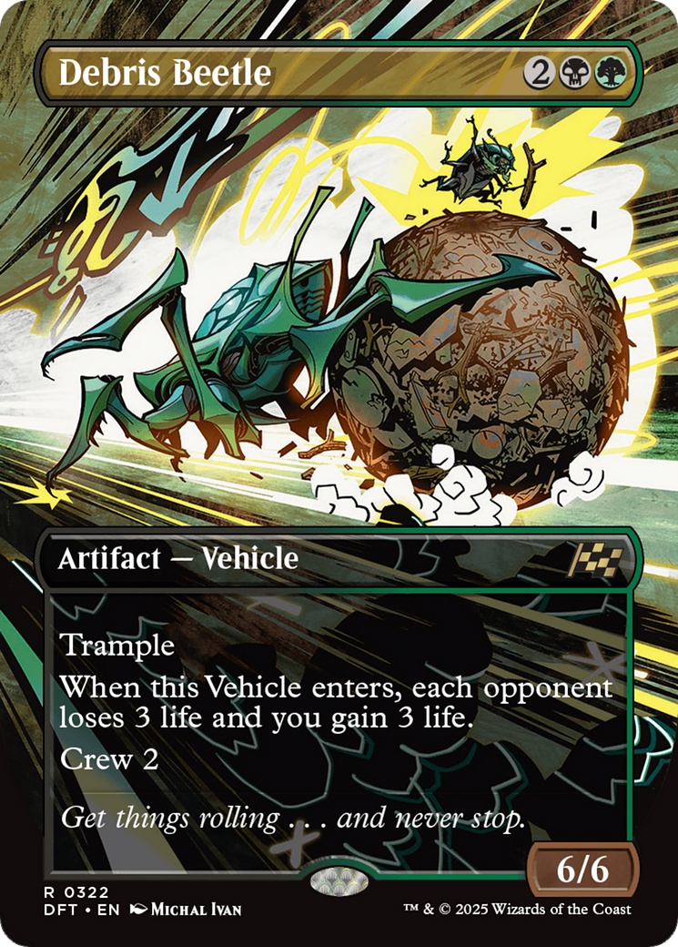 Debris Beetle (Borderless) [Aetherdrift] | Local Legends