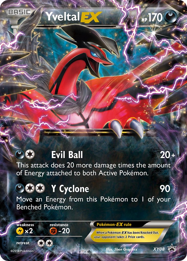 Yveltal EX (XY08) [XY: Black Star Promos] | Golgari Games