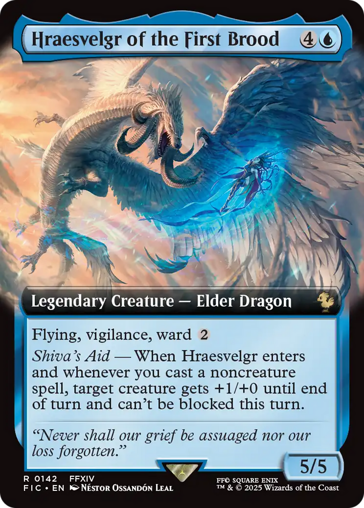 Hraesvelgr of the First Brood (Extended Art) [FINAL FANTASY Commander] | Local Legends