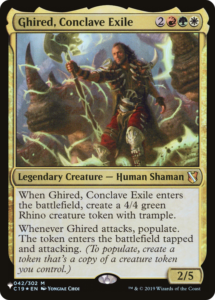 Ghired, Conclave Exile [The List] | Local Legends
