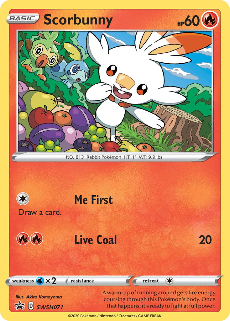 Scorbunny (SWSH071) [Sword & Shield: Black Star Promos] | Local Legends