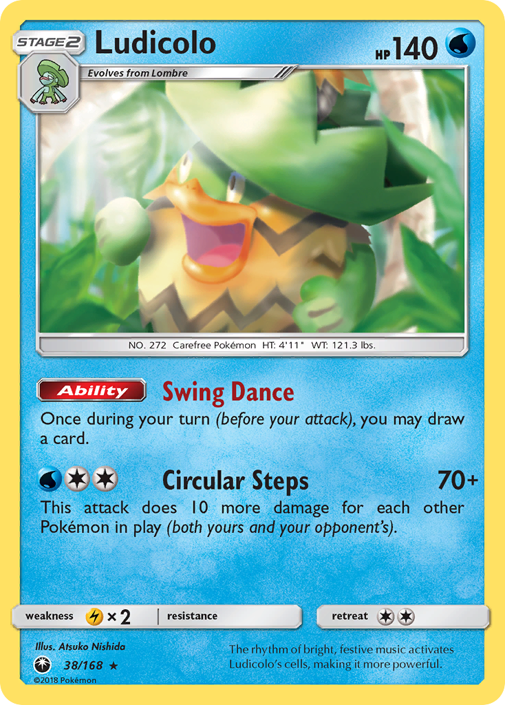 Ludicolo (38/168) [Sun & Moon: Celestial Storm] | Local Legends