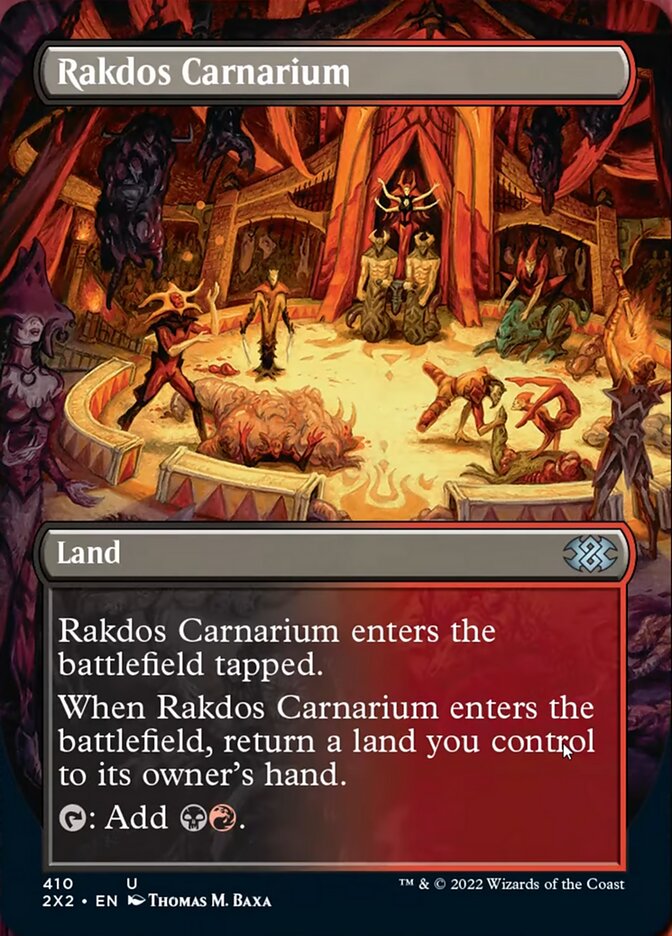 Rakdos Carnarium (Borderless Alternate Art) [Double Masters 2022] | Local Legends