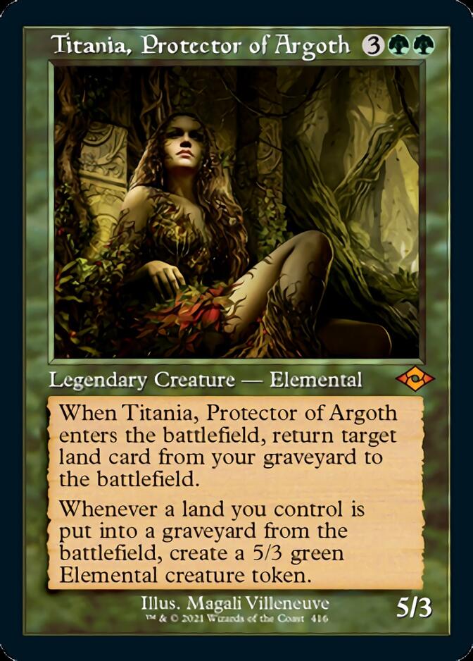 Titania, Protector of Argoth (Retro) [Modern Horizons 2] | Golgari Games