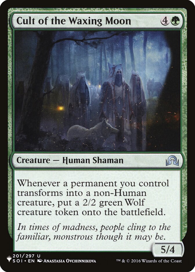 Cult of the Waxing Moon [The List] | Local Legends