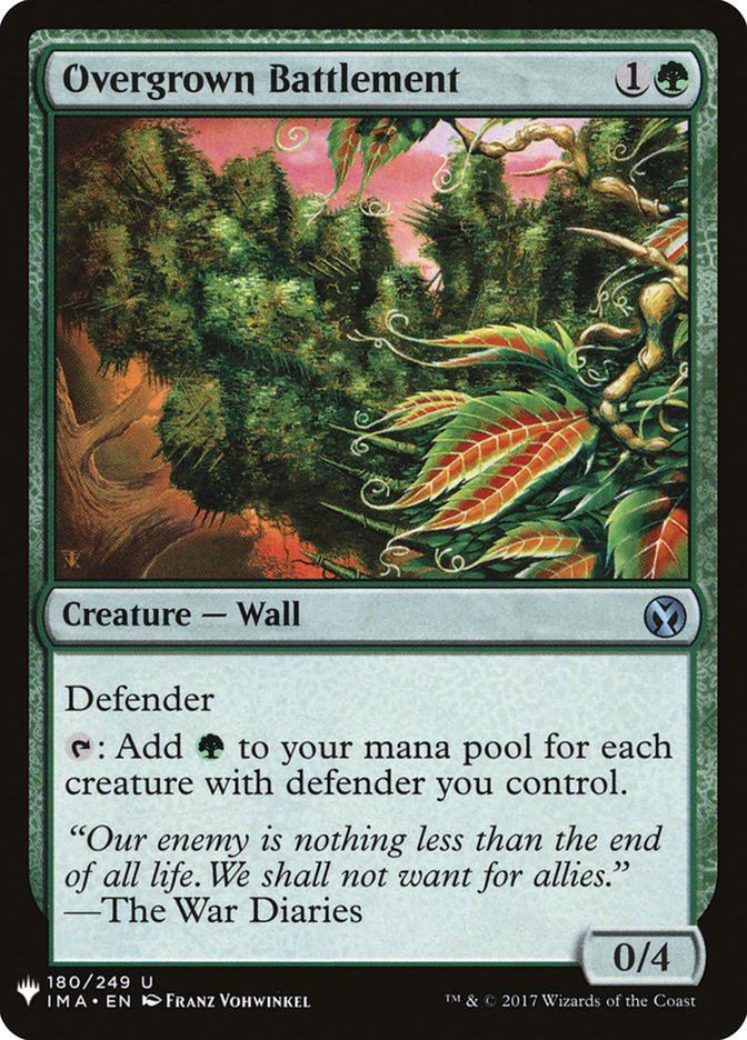 Overgrown Battlement [Mystery Booster] | Local Legends