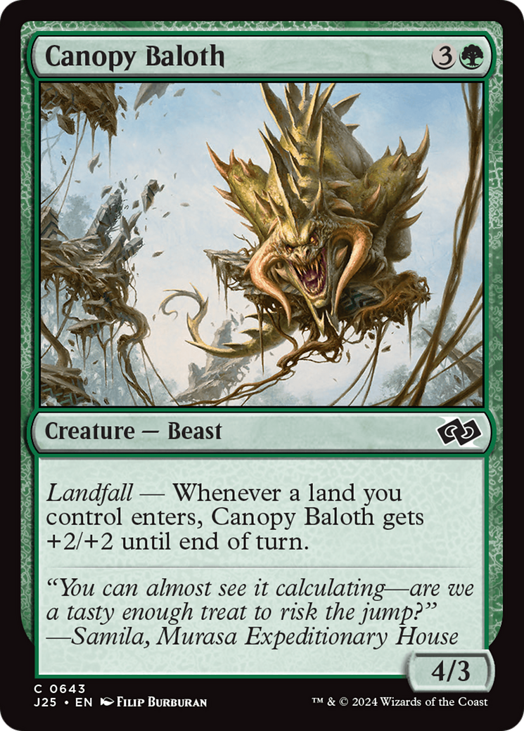 Canopy Baloth [Foundations Jumpstart] | Local Legends
