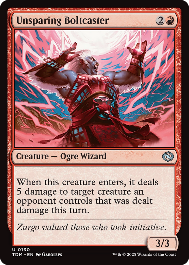 Unsparing Boltcaster [Tarkir: Dragonstorm] | Local Legends