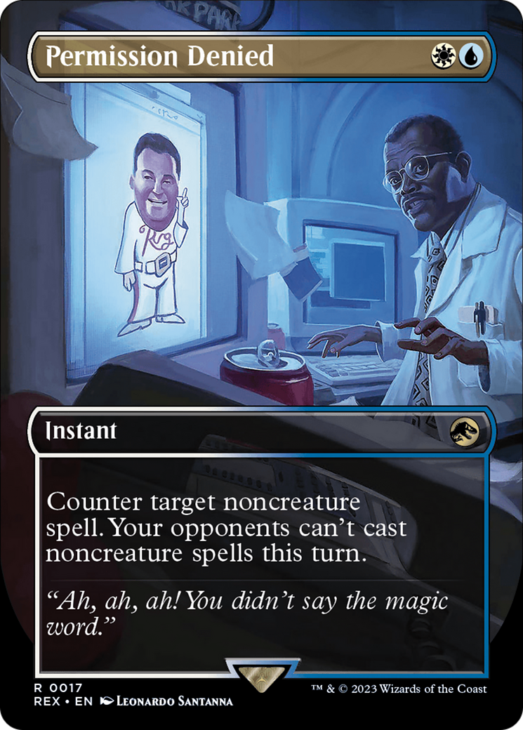 Permission Denied (Borderless) [Jurassic World Collection] | Local Legends