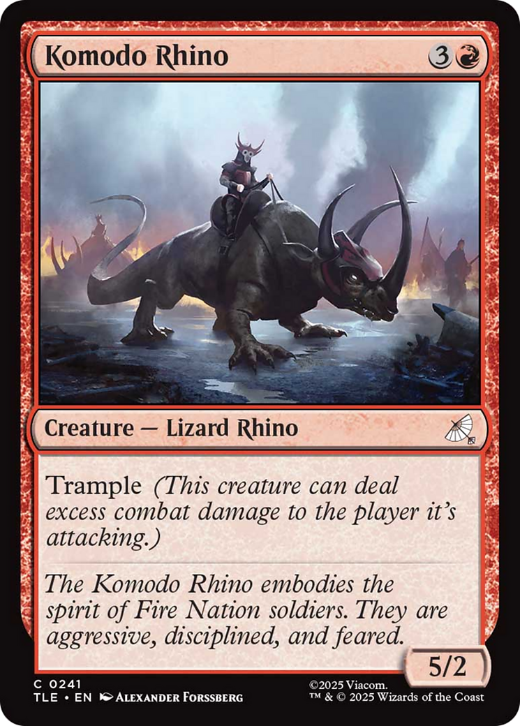 Komodo Rhino [Avatar: The Last Airbender: Eternal-Legal] | Local Legends