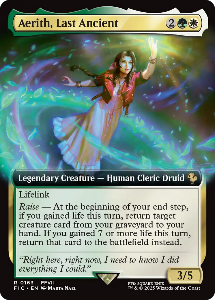 Aerith, Last Ancient (Extended Art) [FINAL FANTASY Commander] | Local Legends