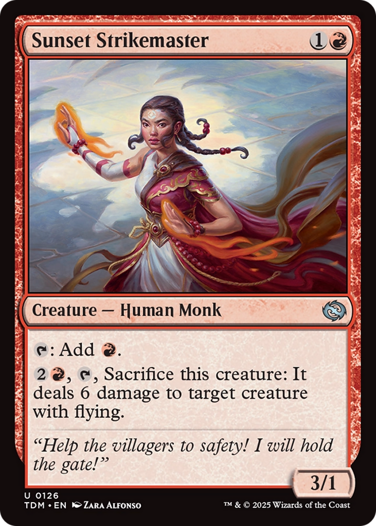 Sunset Strikemaster [Tarkir: Dragonstorm] | Local Legends