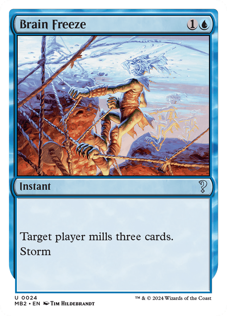 Brain Freeze (White Border) [Mystery Booster 2] | Local Legends