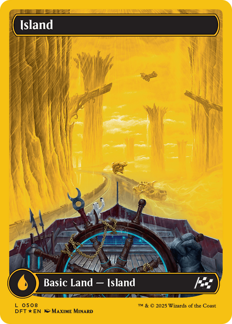 Island (0508) (First-Place Foil) [Aetherdrift] | Local Legends