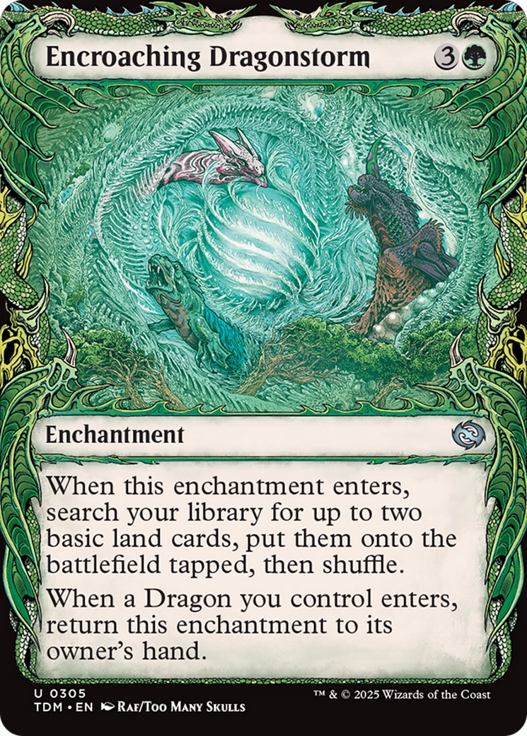 Encroaching Dragonstorm (Showcase) [Tarkir: Dragonstorm] | Local Legends