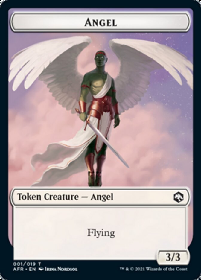 Angel Token [Dungeons & Dragons: Adventures in the Forgotten Realms Tokens] | Golgari Games