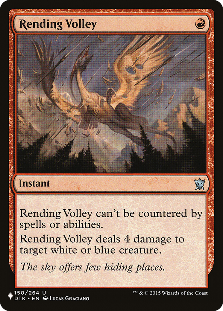 Rending Volley [The List] | Local Legends