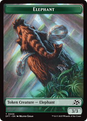 Insect // Elephant Double-Sided Token [Aetherdrift Tokens] | Local Legends