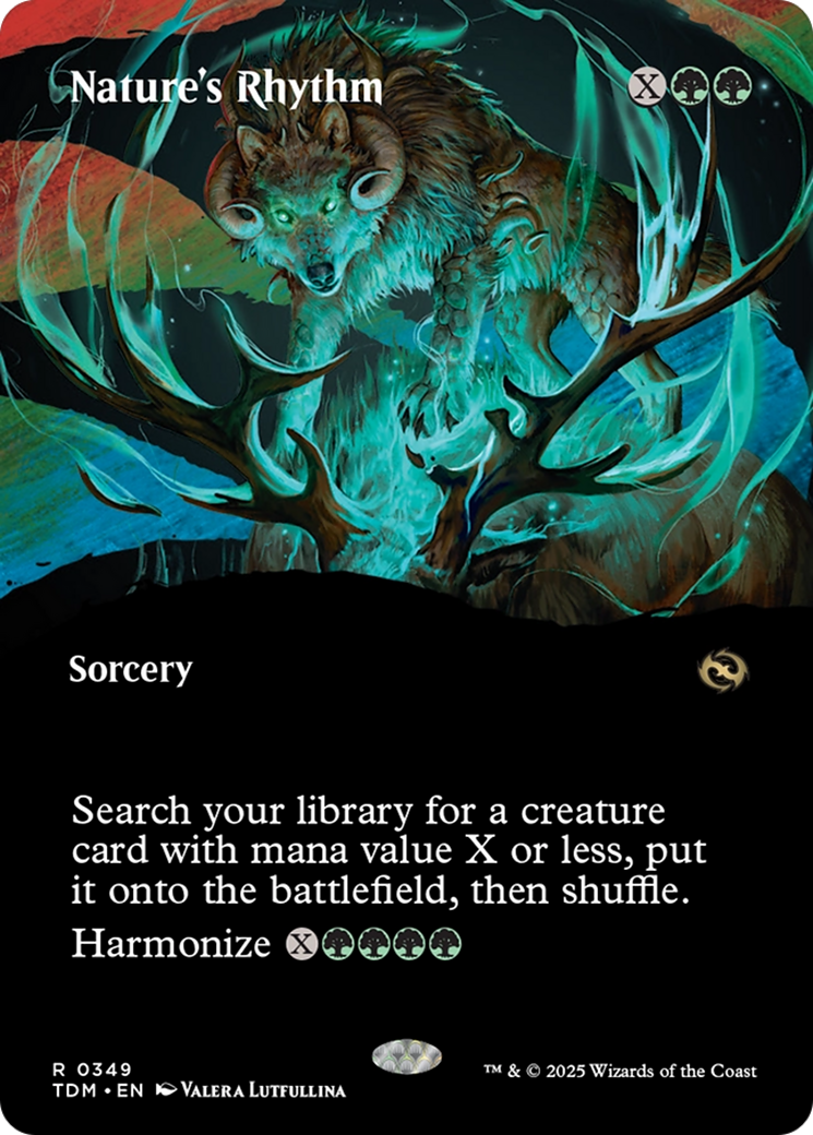 Nature's Rhythm (Borderless) [Tarkir: Dragonstorm] | Local Legends